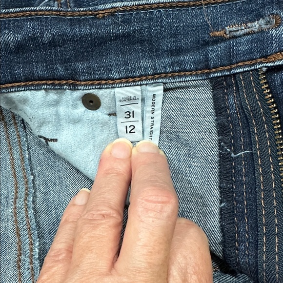 LOFT Women’s Jeans Modern Straight Size 31/12 - Picture 6 of 6
